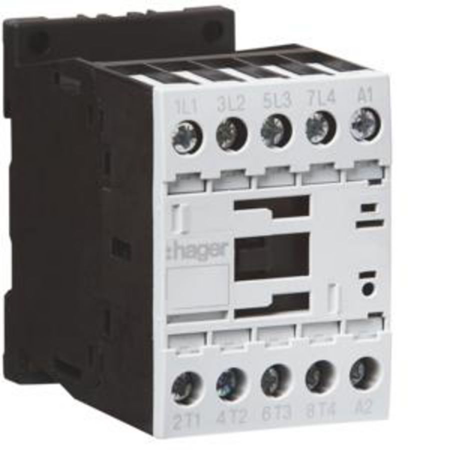 Magneetschakelaar 4P 22A bij AC-1 24V DC