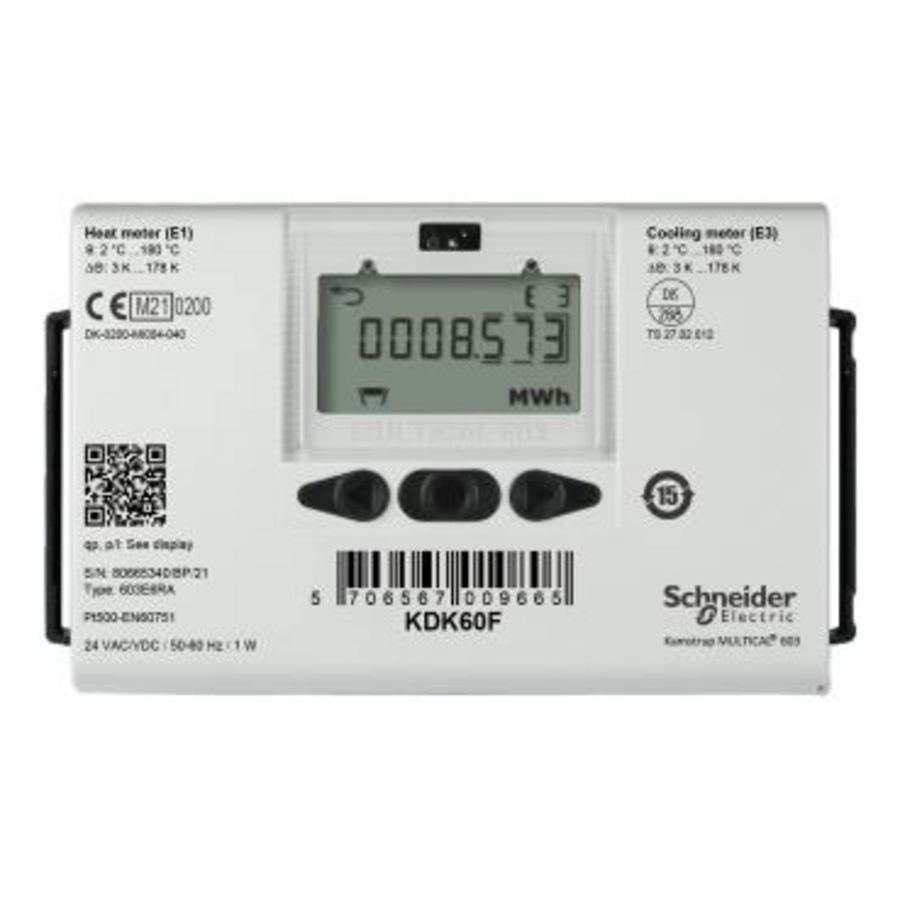 Heating And Cooling Meter DN150 Flanged Stainless Steel 15