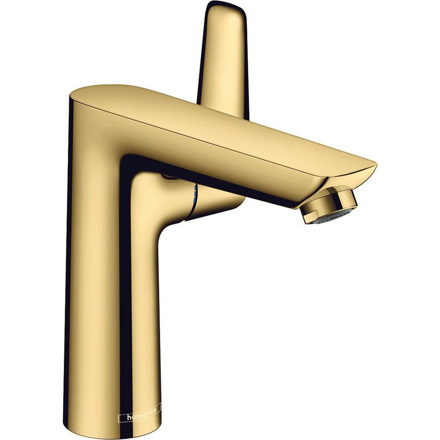 Wastafelmengkraan 150 Talis E incl. trekwaste polished gold optic 71754990