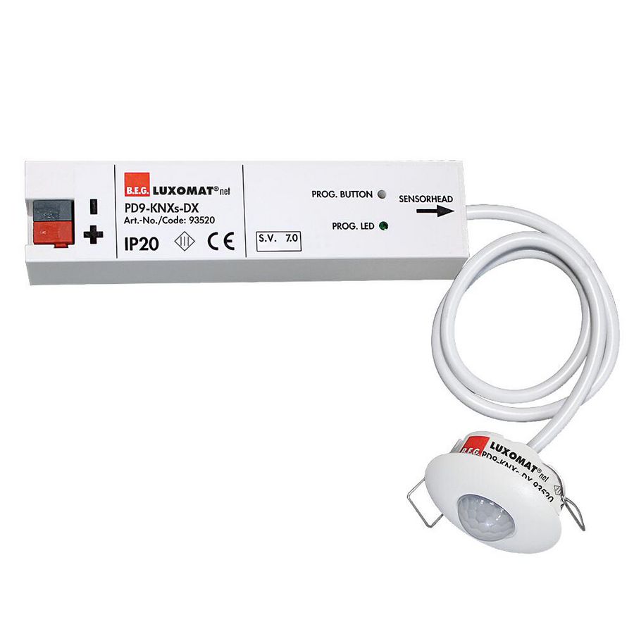 Aanwezigheidsmelder DX PD9 360gr. IB wit IP20 KNX Secure 10m