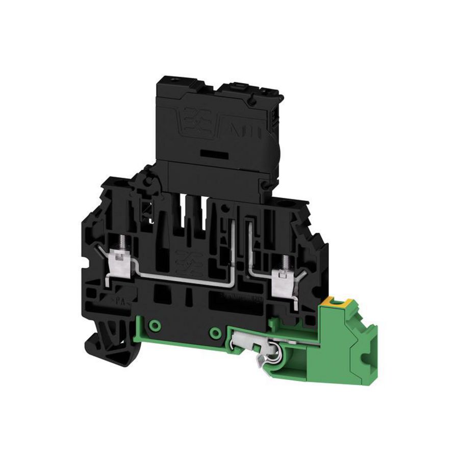 Zekeringsklem zwart 4mm2 6.3 A 500 V 2893120000 VVE=50