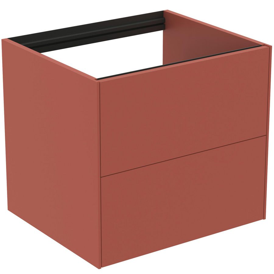 Conca wastafelmeubel 60x50x55cm 2 laden zonder afdekblad matt sunset