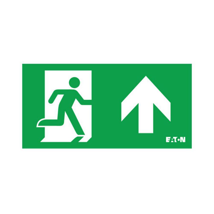 Inlegpictogram Atlantic LED S enkelzijdig 24m ISO E pijl omhoog