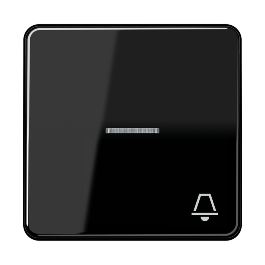Schakelwip CD500 zwart met lens&bel symbool
