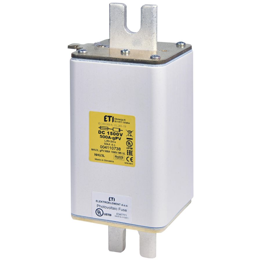 Zekering NHS3L gPV 500A 1500V MS UL 4110733