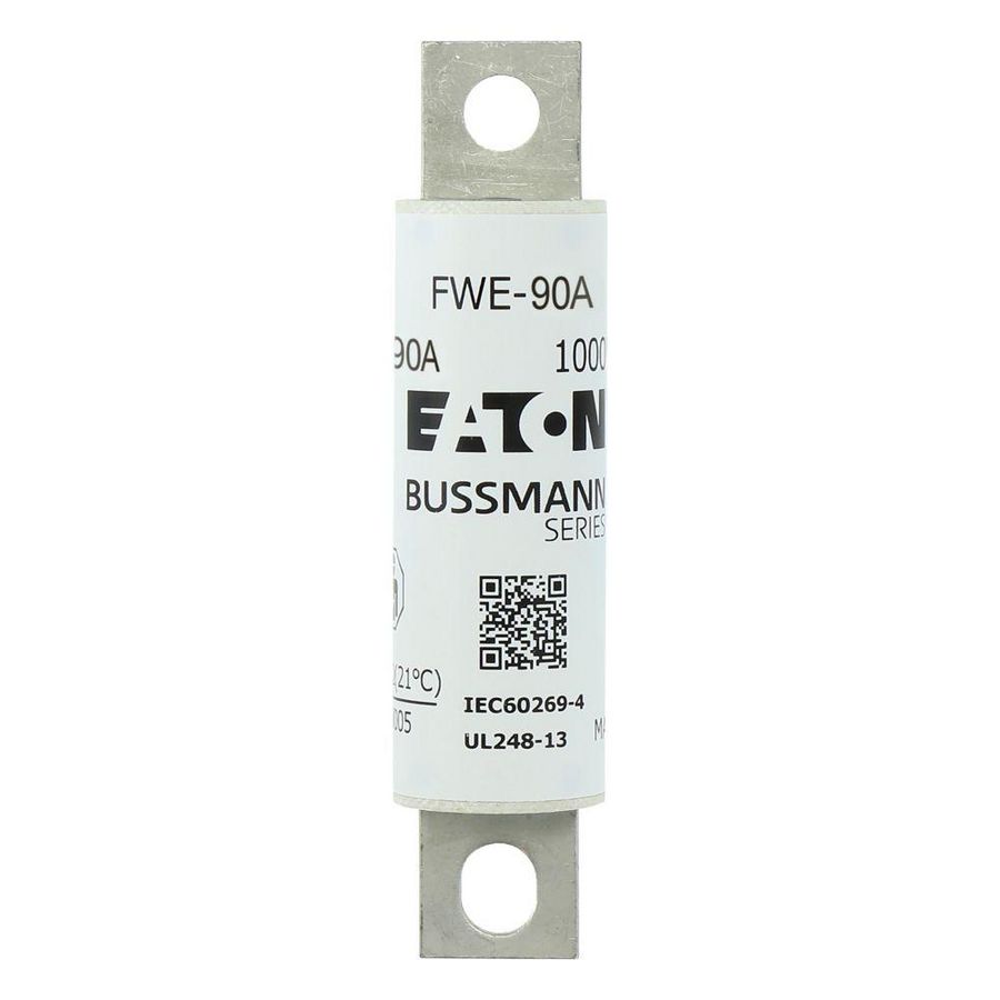 Zekering HRC 1000Vdc IEC/UL 90A aR 25mm Round fu