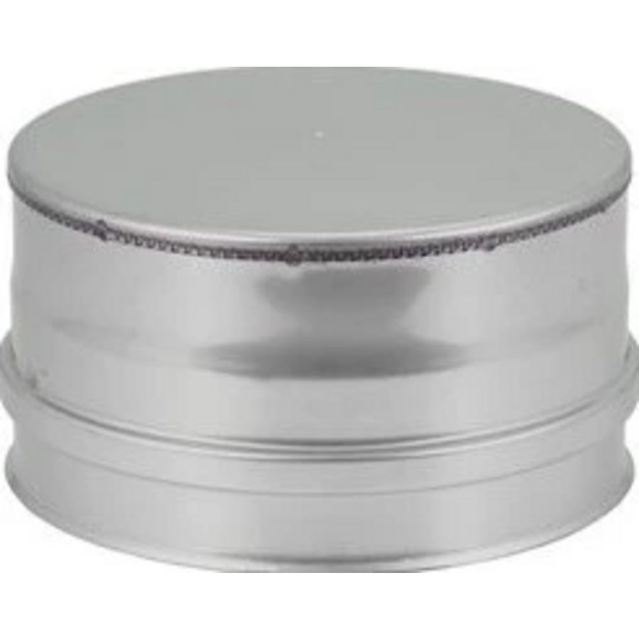 Dubbelwandig Ø130mm (130/180) deksel I316L/I304 (D0,5/0,6)
