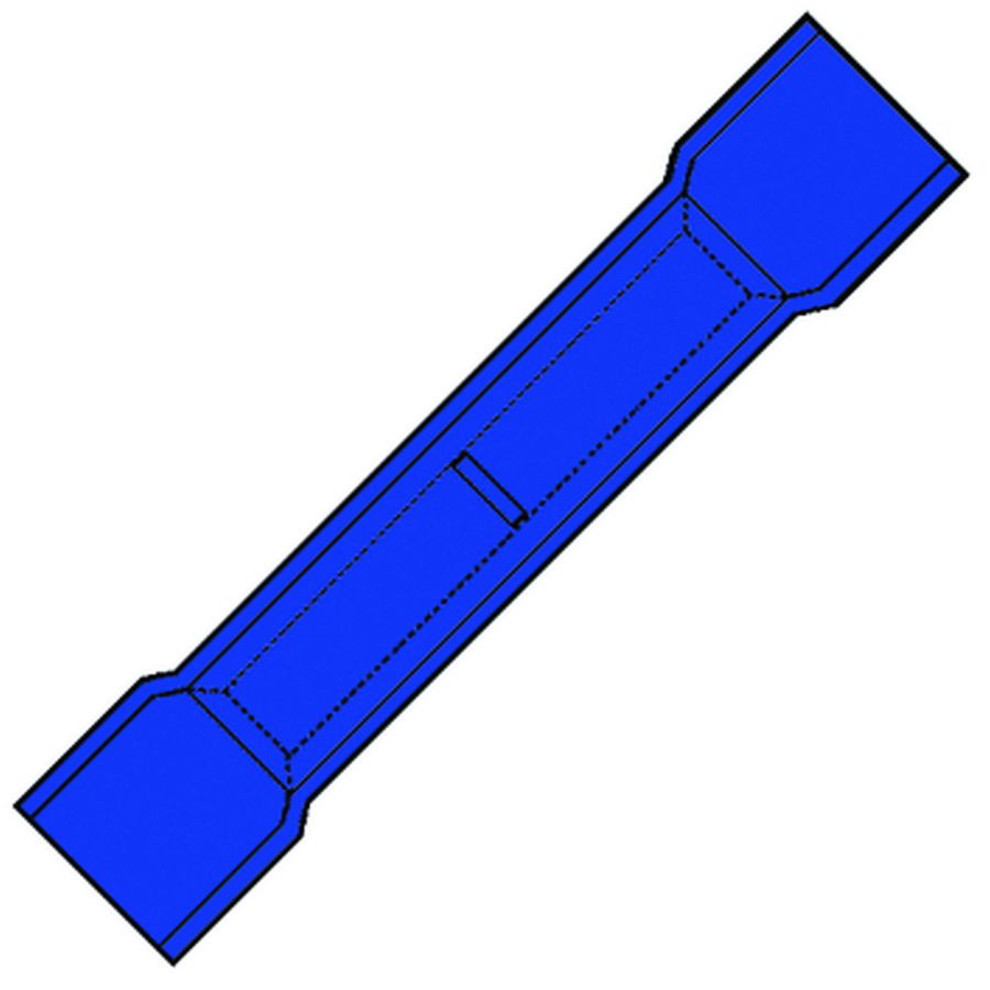 Kist a 100st. geisoleerde stootverbinder voor 1,5-2,5mm² PVC