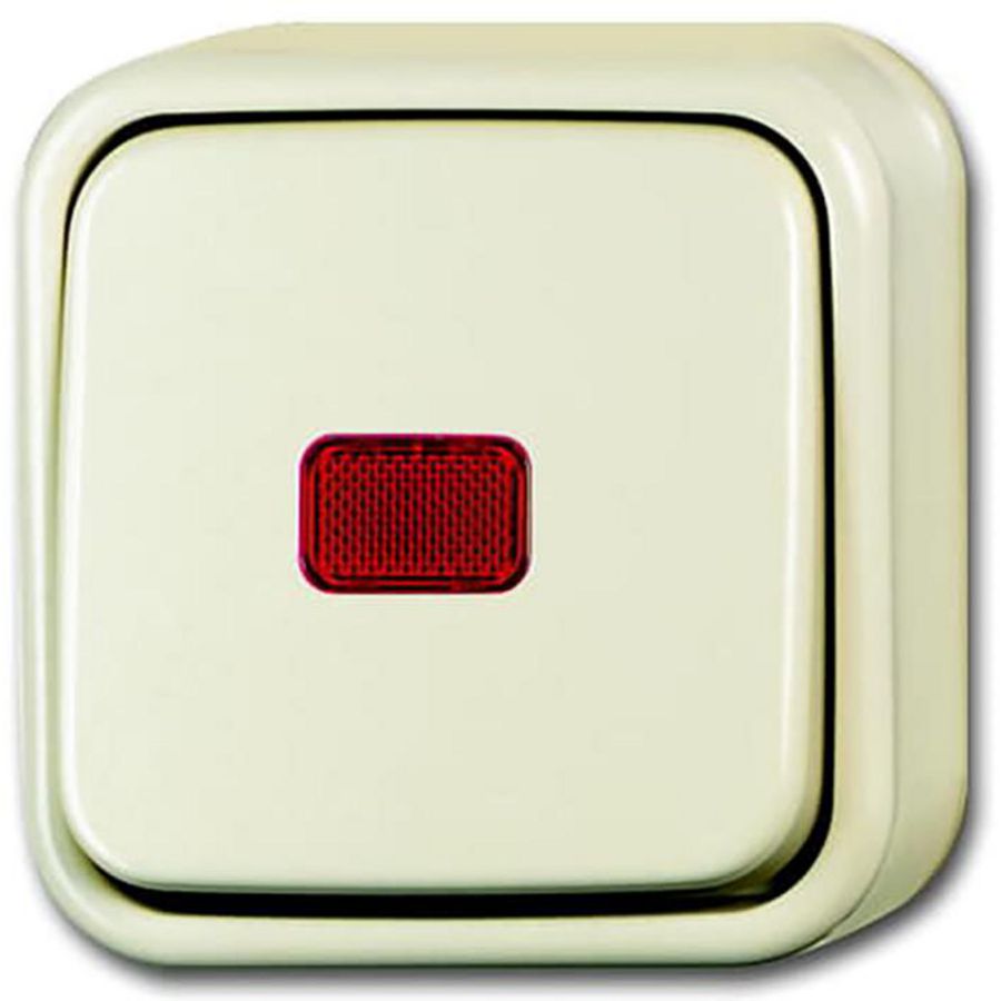 Opbouw wipcontrolesch wis 2609 APJ 10AX 250V AC creme