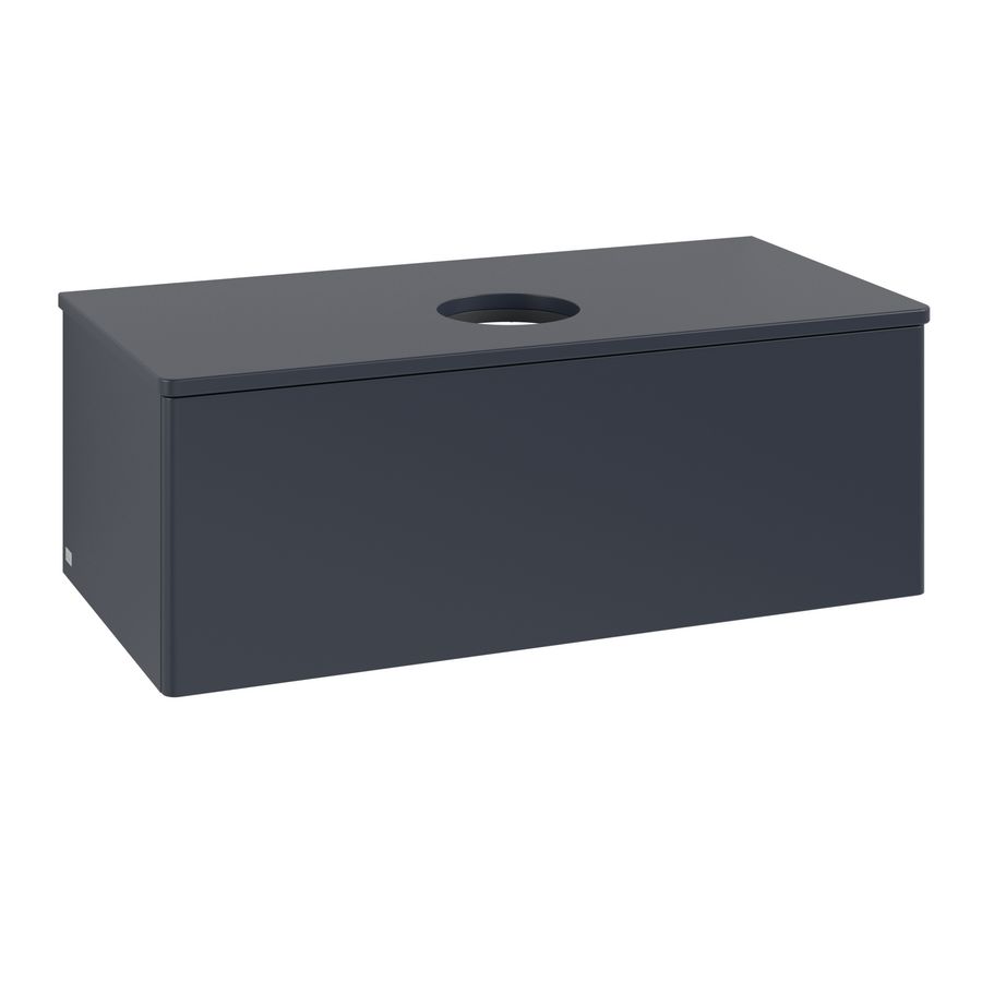 Wastafelonderkast Antao 1000x360x500mm Mid.Blue Matt Lacquer L31010HG