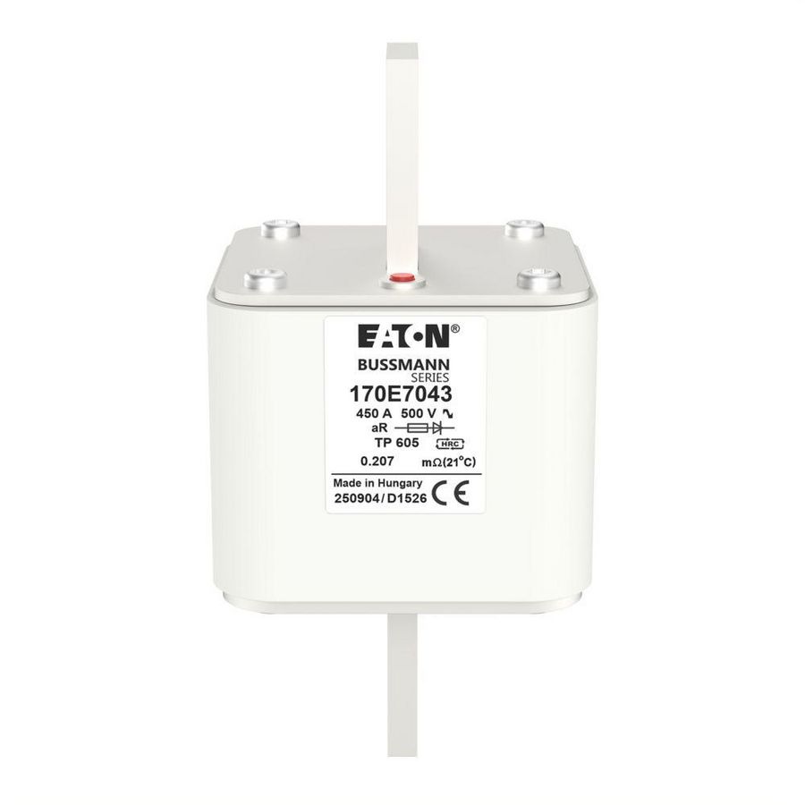 Zekering hoge snelheid 450A AC 500V 3 aR IEC Visuele mel