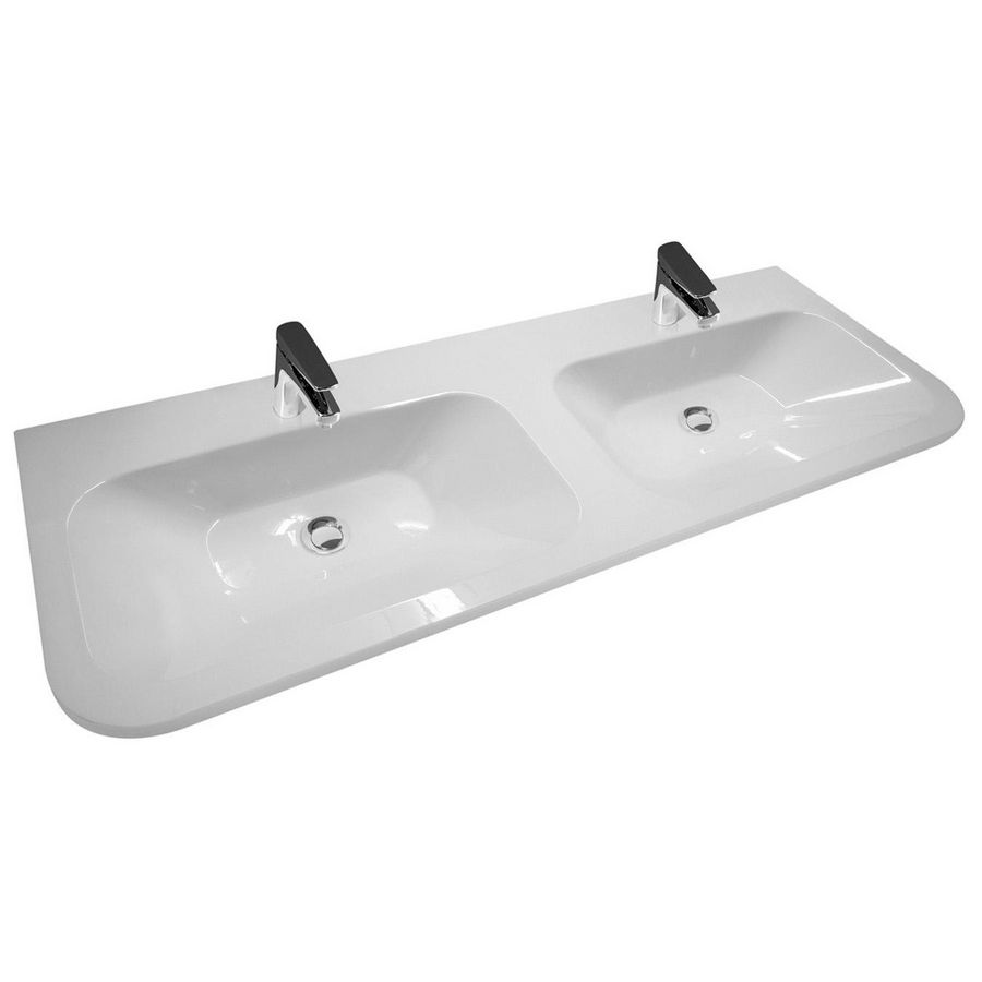 Wastafel RO30 Top solid 130cm 1x kom met kraangat (i.c.m. meubel)