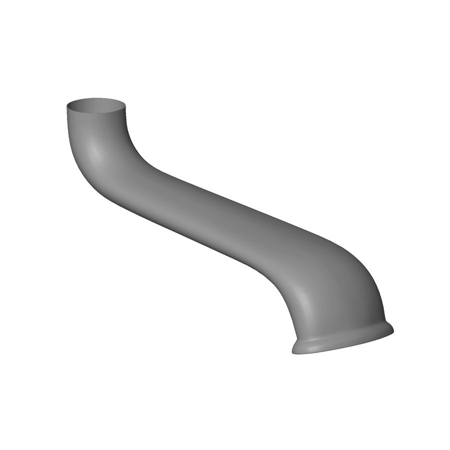 Uitloop 221X102X66mm-BG