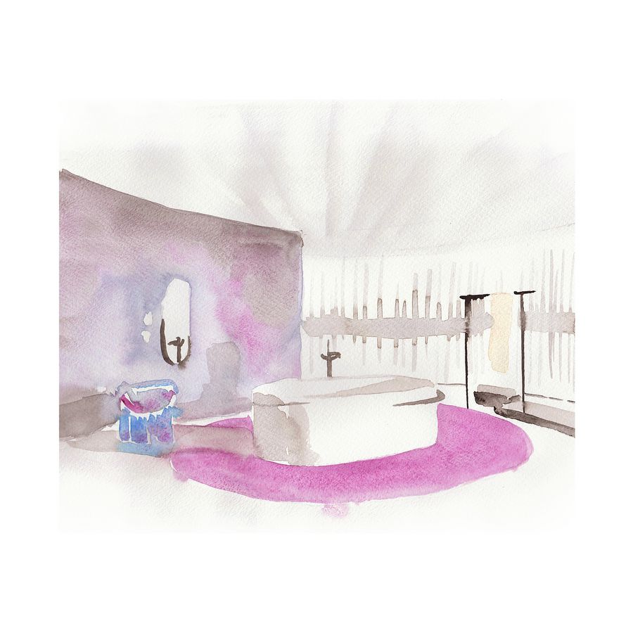 AXOR Suite B&B planchet kwartrond mat zwart tbv ligbad