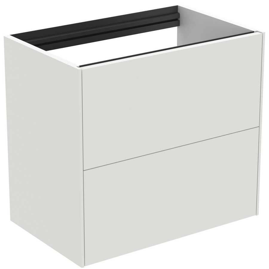 Conca wastafelmeubel 60x37x55cm 2 laden zonder afdekblad matt white