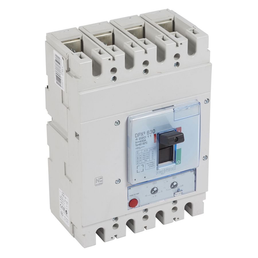 Vermogensschakelaar 630 Thermomagn. 250A 4-polig 100kA DPX3