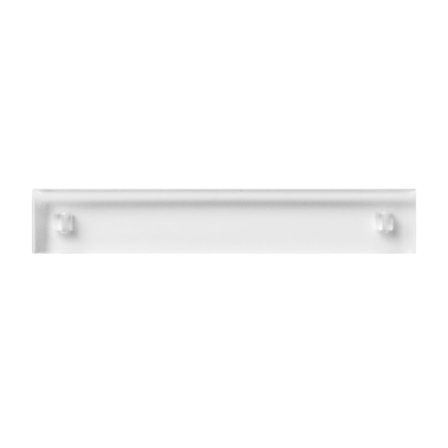 Afdekking plexiglas voor.tekstvenster 12x55mm