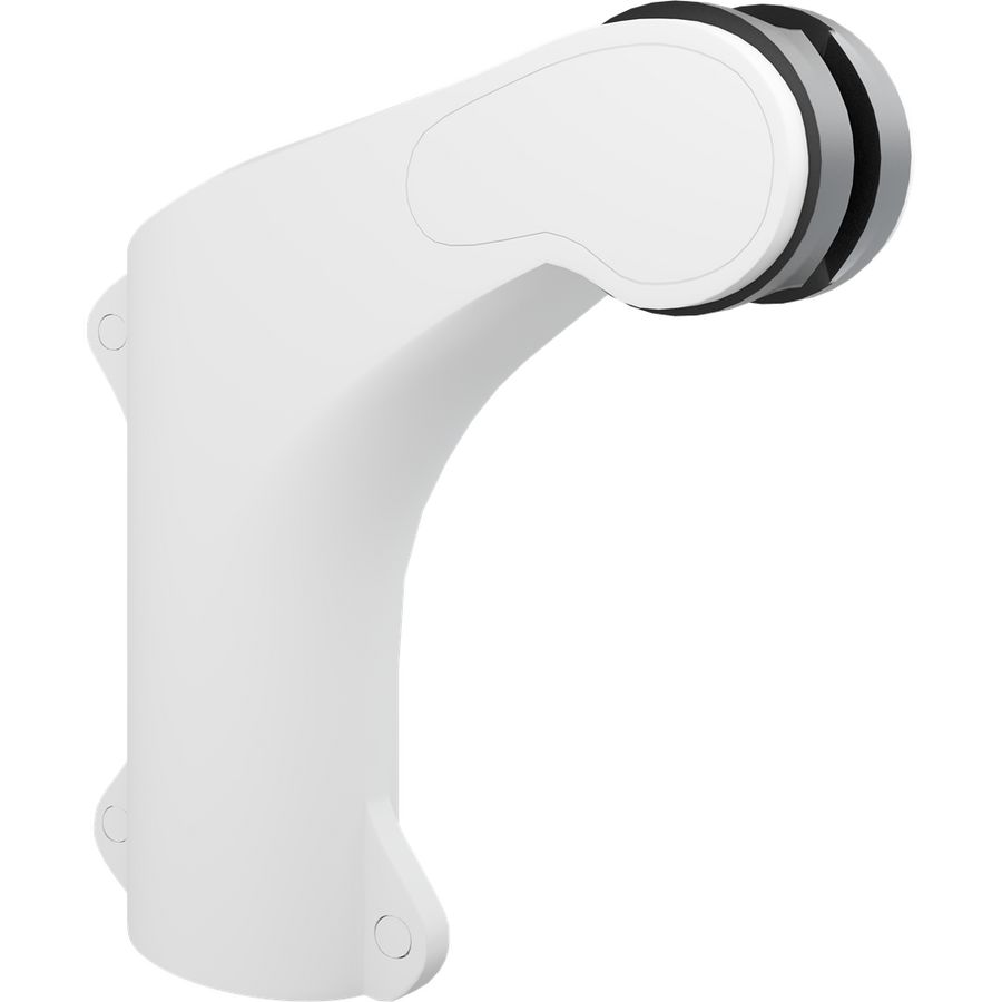Handdouchehouder voor montage op verticale handgreep wit