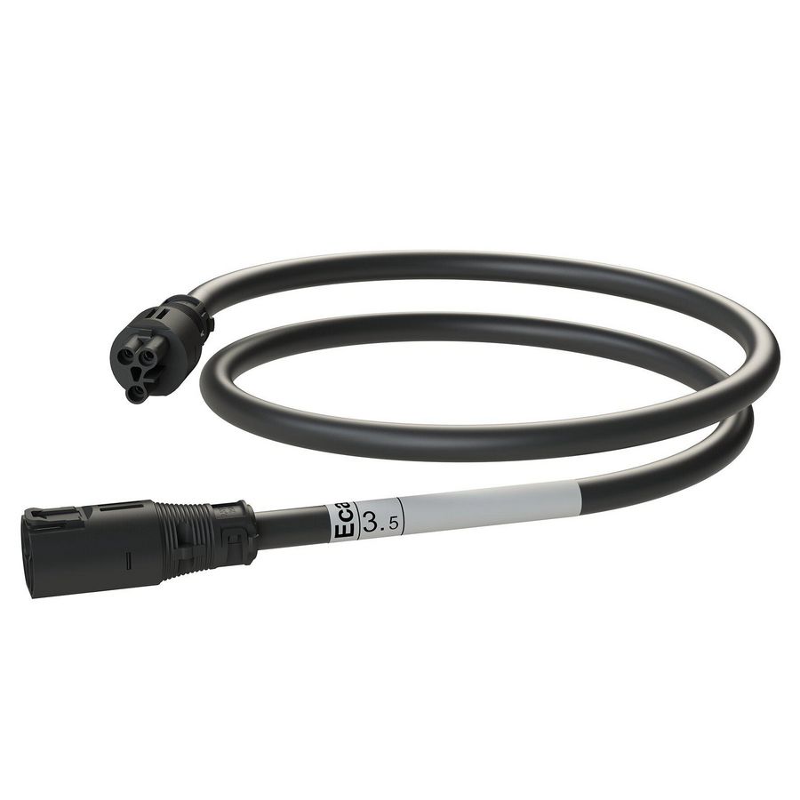 Koppelsnoer AW 3,5m 3G2,5 zwart Eca VVE=20