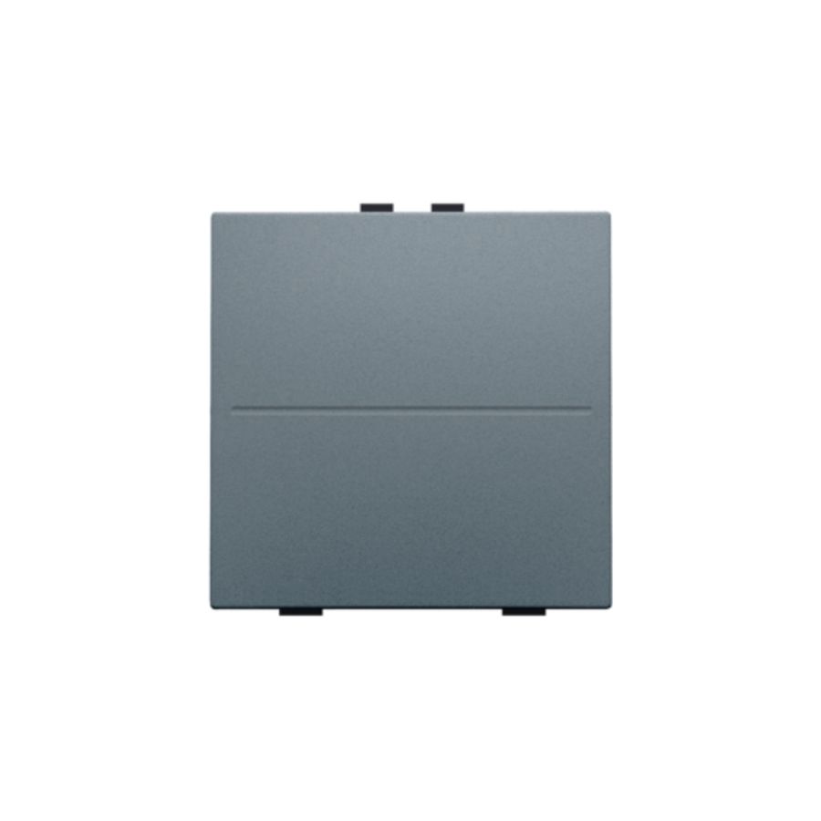 Enkelv. toets RF schakelaar/drukknop + 2 bedienknoppen blue grey