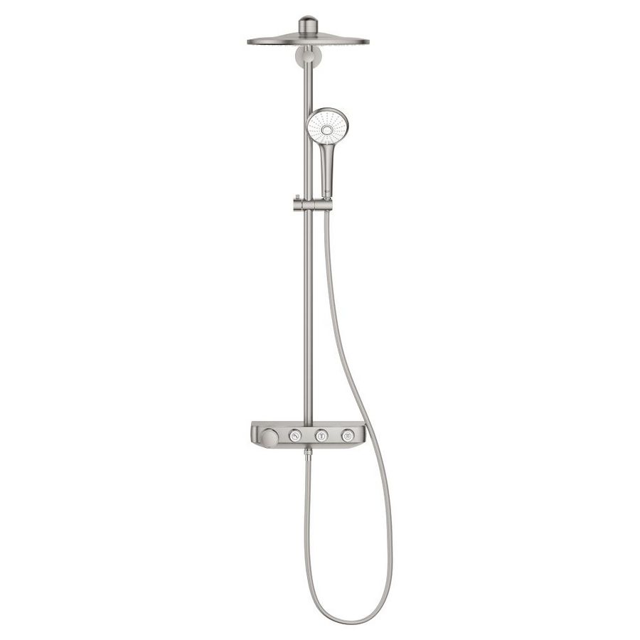 Euphoria SMARTCONTROL 310 douchesysteem duo rond supersteel (rvs look)