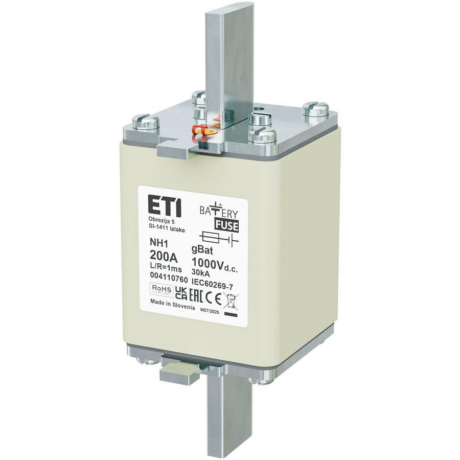 Zekering NH1 gBat 200A/1000V DC 4110760 VVE=3