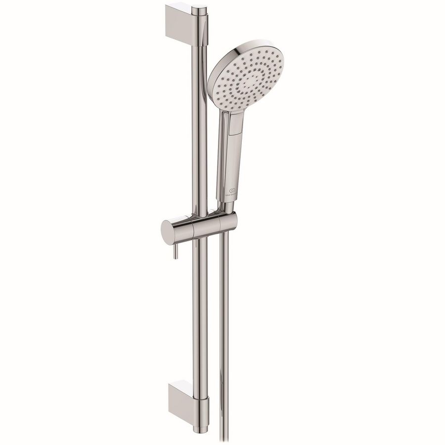 Glijstangset Idealrain Evo 3f/rond 600mm slang 1750mm chr chroom