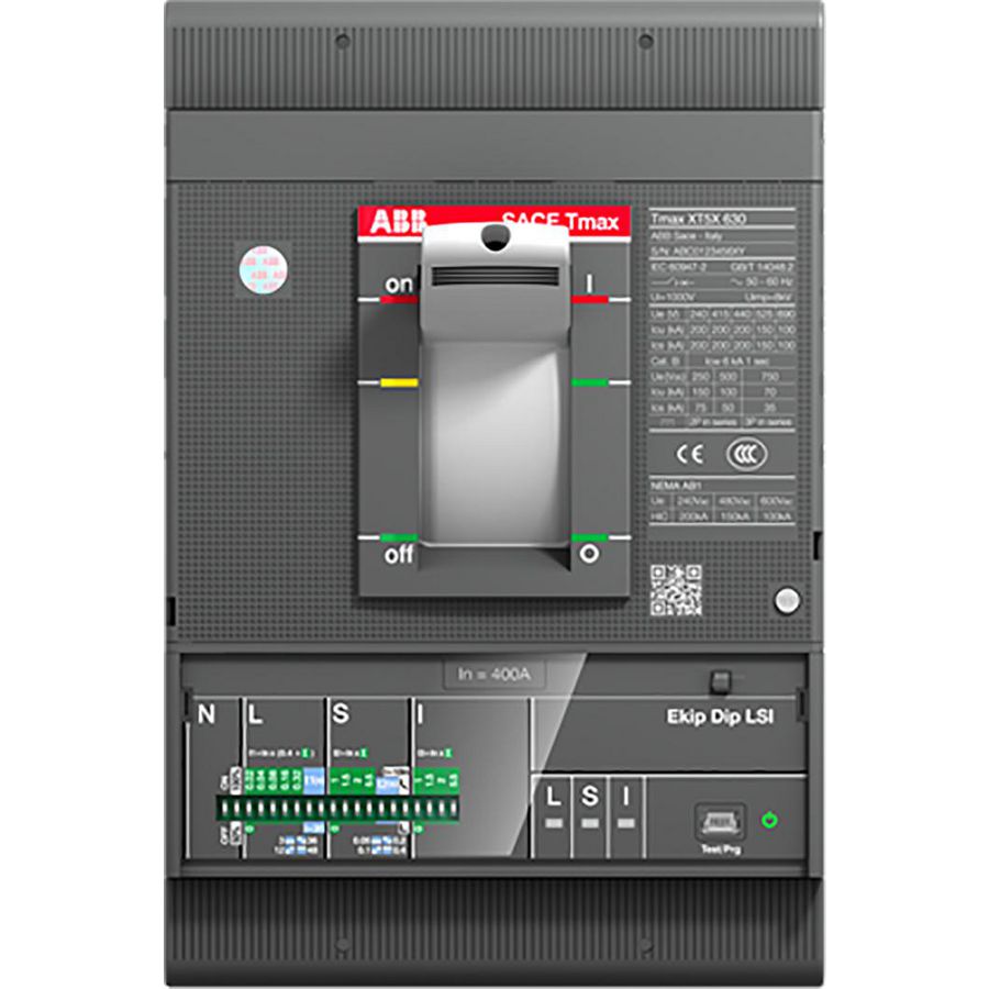 Vermogensschakelaar XT5H 400 Ekip Dip LIG In=250 3P