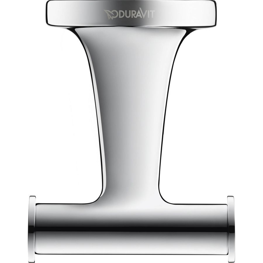Starck T Handdoekdrager dubbel 60x76x50mm Chroom