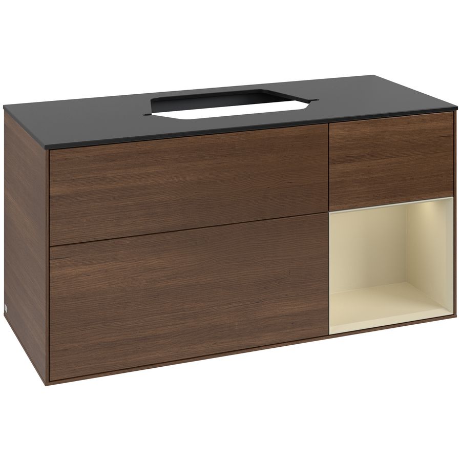 Wastafelonderkast Finion 1200x603x501mm W.Veneer F422HJGN