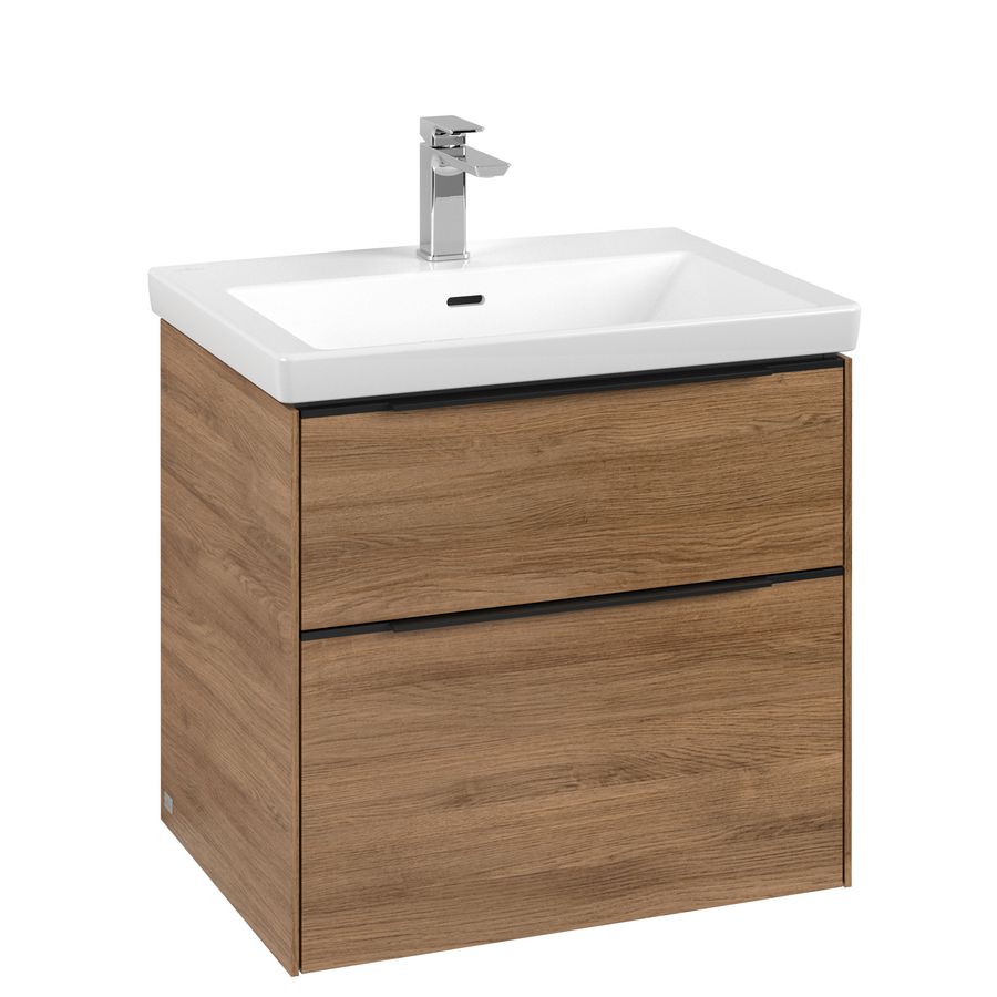 Wastafelonderkast Subway 3.0 622x576x478mm Oak Kansas C576L1RH