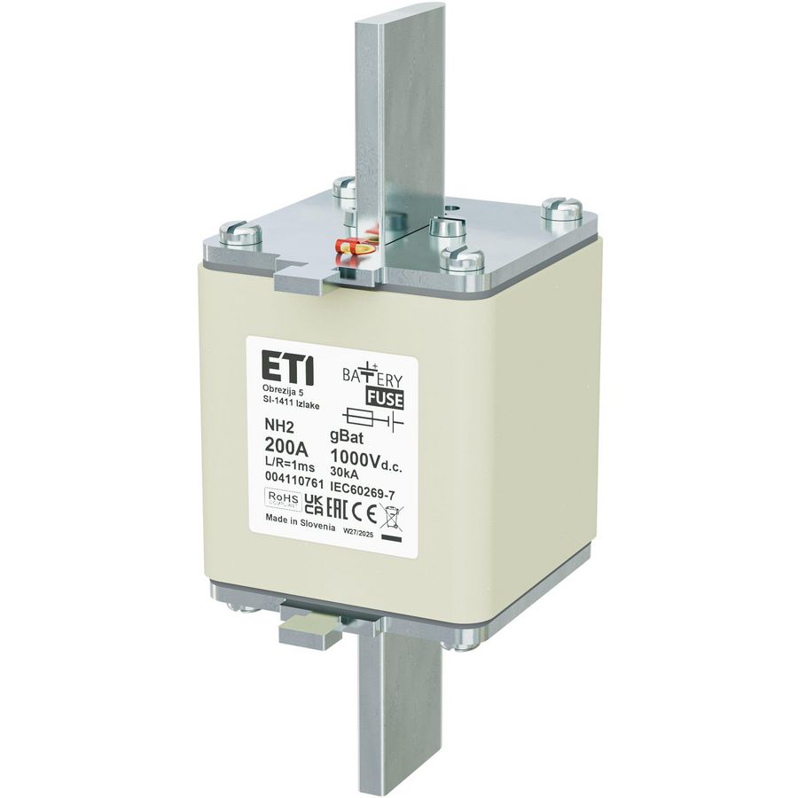 Zekering NH2 gBat 200A/1000V DC 4110761