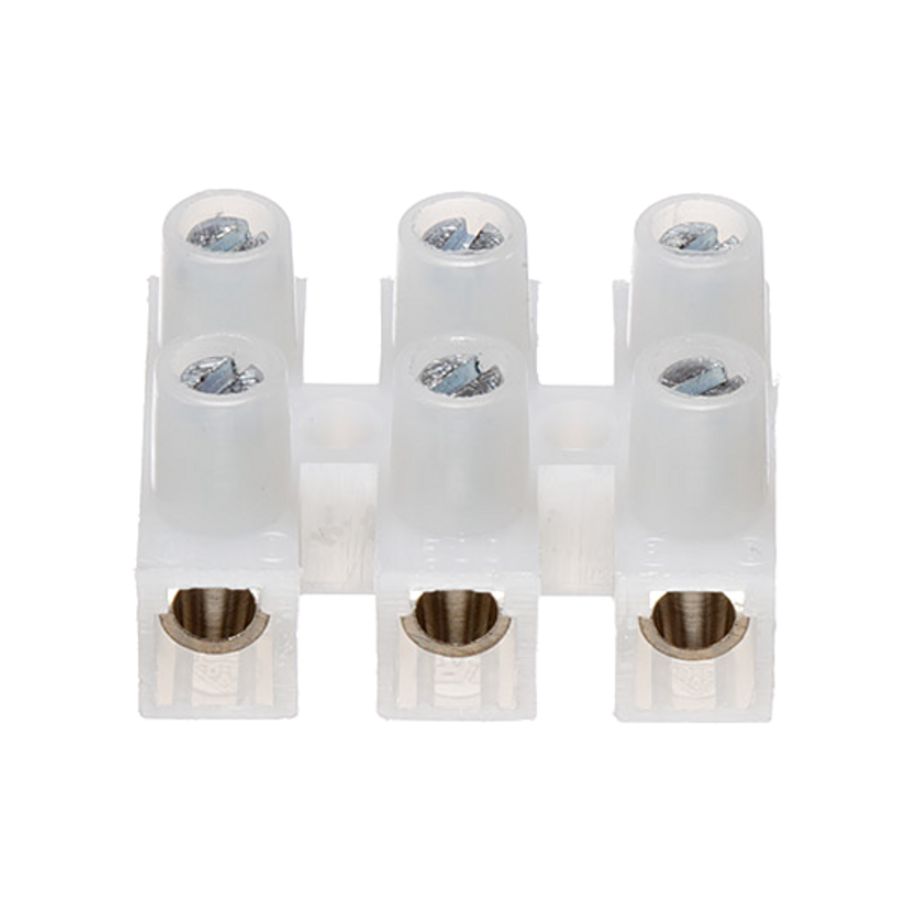 Kroonsteen 3-polig transparant VVE=1000