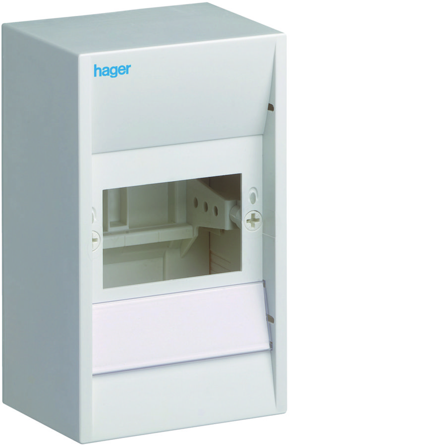 Miniverdeler, IP30, 4 modulen, 1xPE