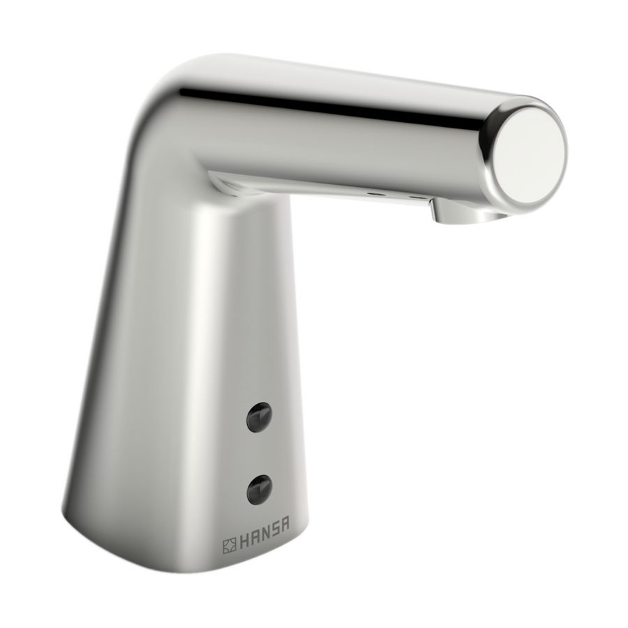 Designo-Style elekt. 1-gats wastafelkraan chroom m.netvoeding