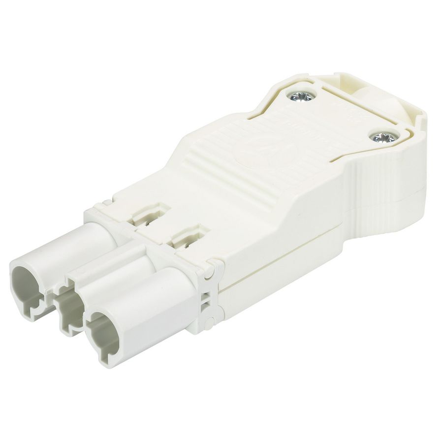 Kabelsteker GST18I3 male wit schroef 92.932.5053.0 VVE=50