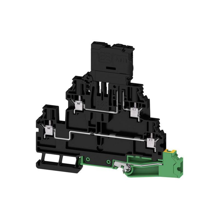 Zekeringsklem zwart 4mm2 6.3 A 500 V 2894050000 VVE=50