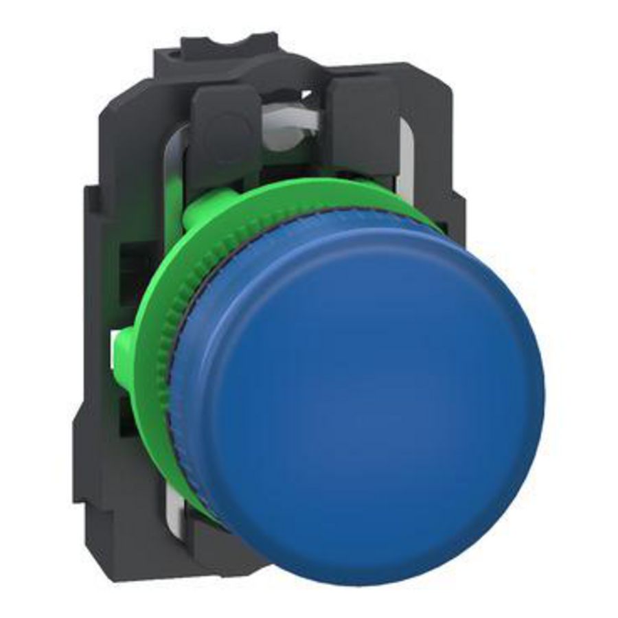Controlelampje Harmony XB5 grijs Plastic blauw 22mm universe