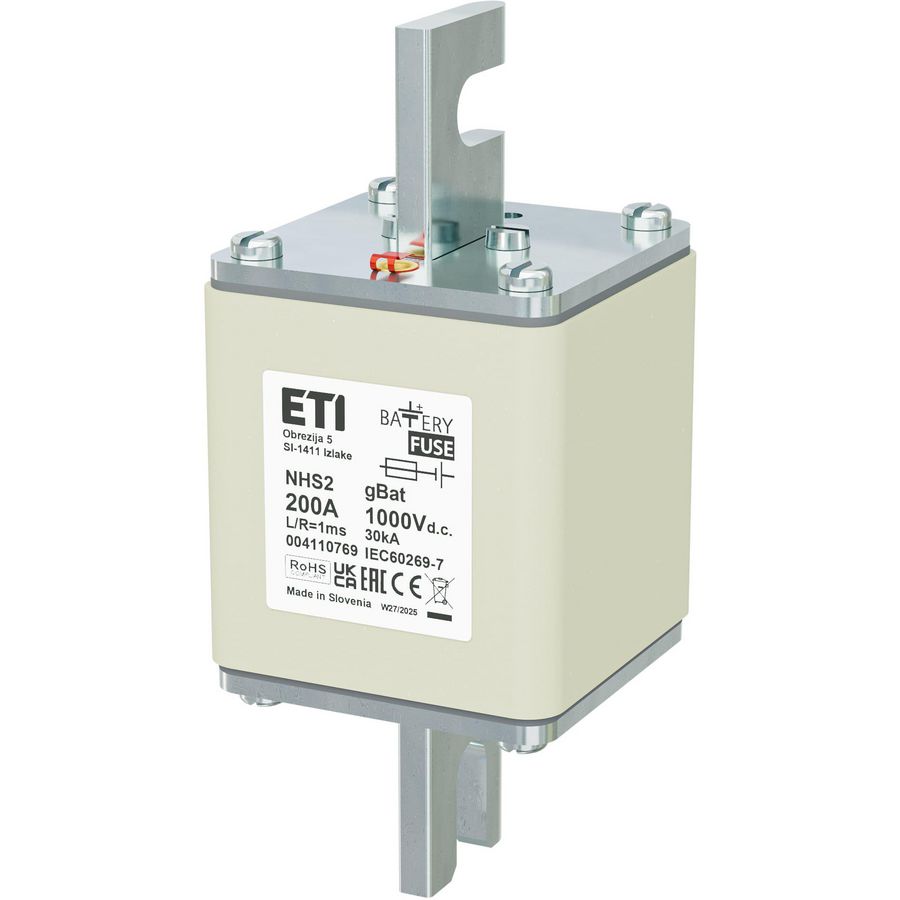 Zekering NHS2 gBat 200A/1000V DC 4110769