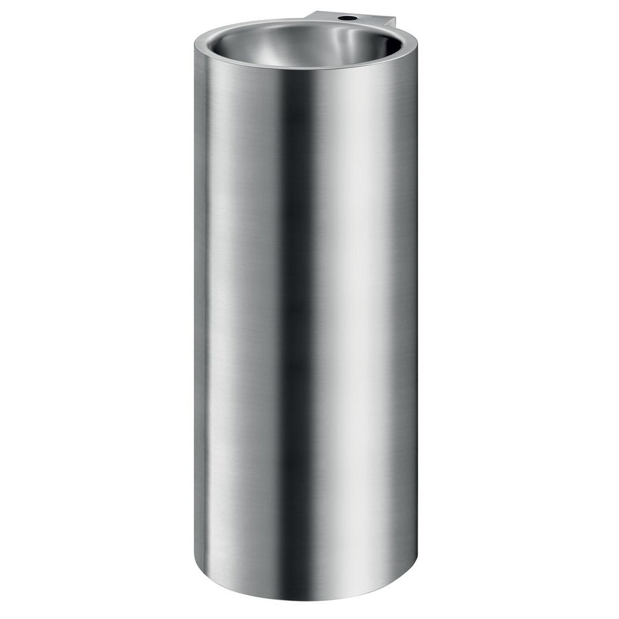 Wastafel kraangat Ø35 mid met overl RVS 304 mat 125720