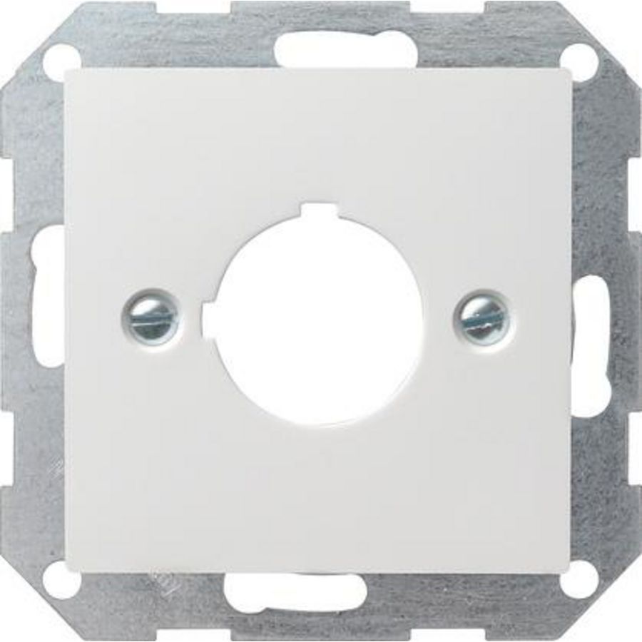 Afdekking draagring apparaten Ø22,5mm System 55 zuiver wit m