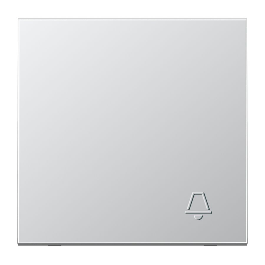 Schakelwip LS-aluminium met symbool bel