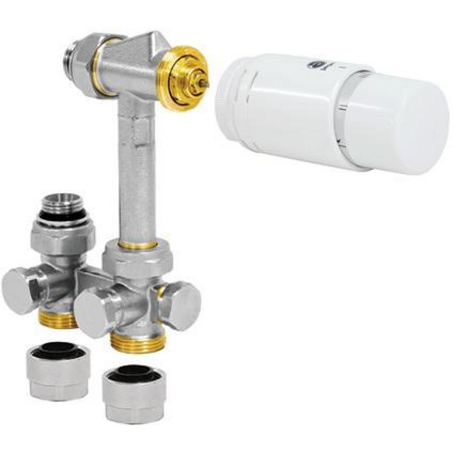 Aansluitset 104 str 180° 3/4ec aw ks-vpe/alu Ø20/2