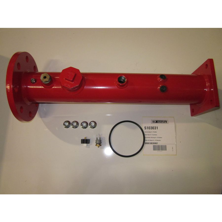 Aanvoerpijp 6+9 leden S103031