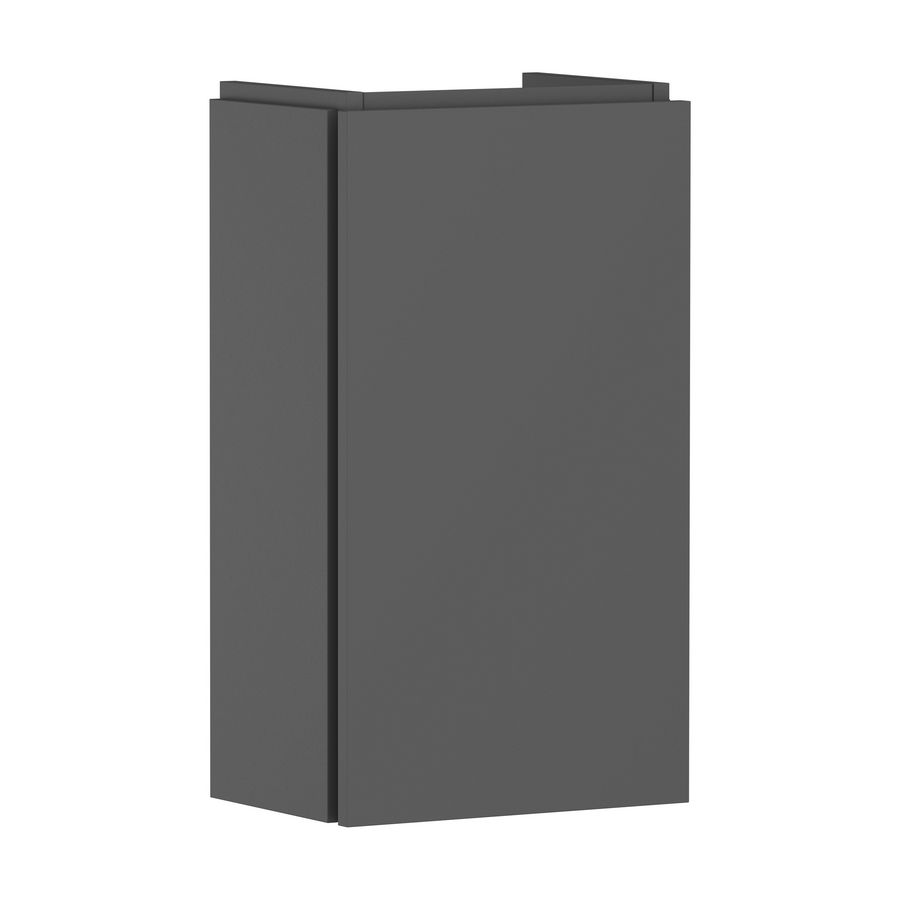 Badmeubel Xilesa E 340/240 fontein scharnier links Slate Matt Grey