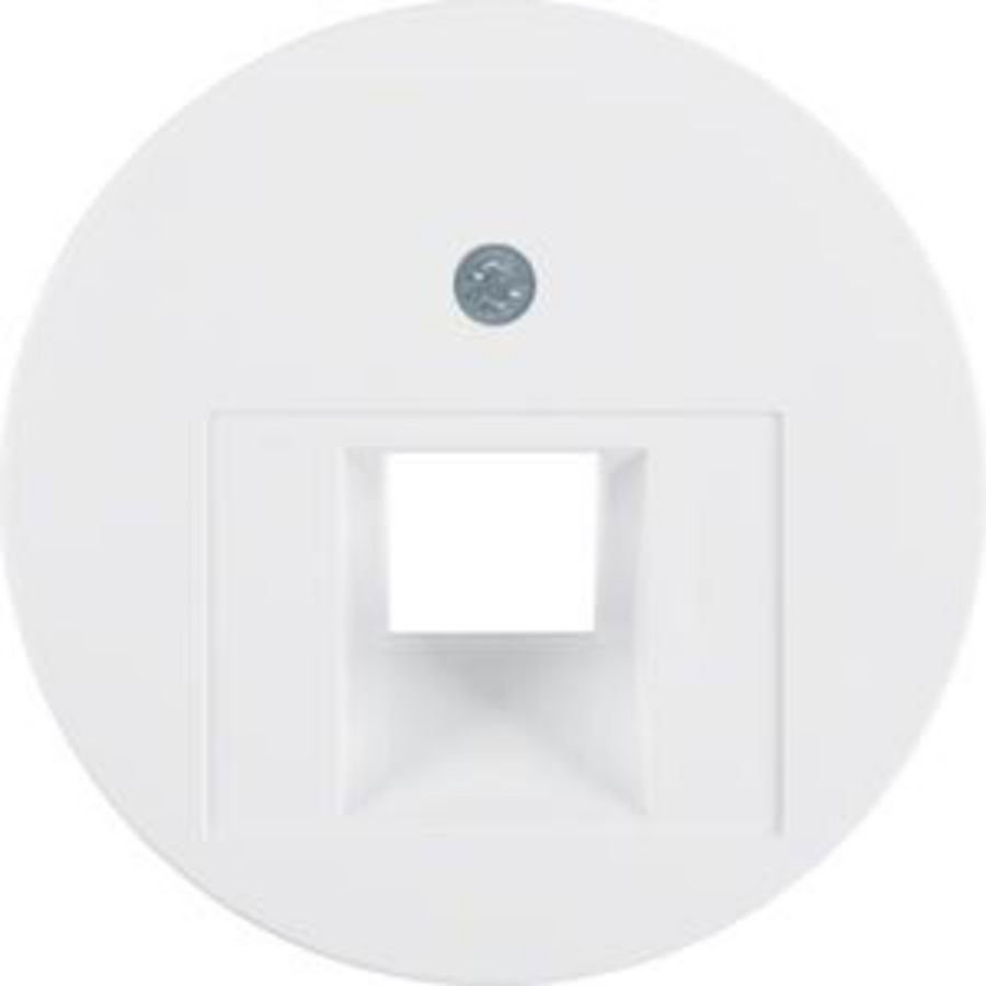 Centraaldoos RJ-datacontactd. 1v 45gr berker R.1/R.3/R.8 pw