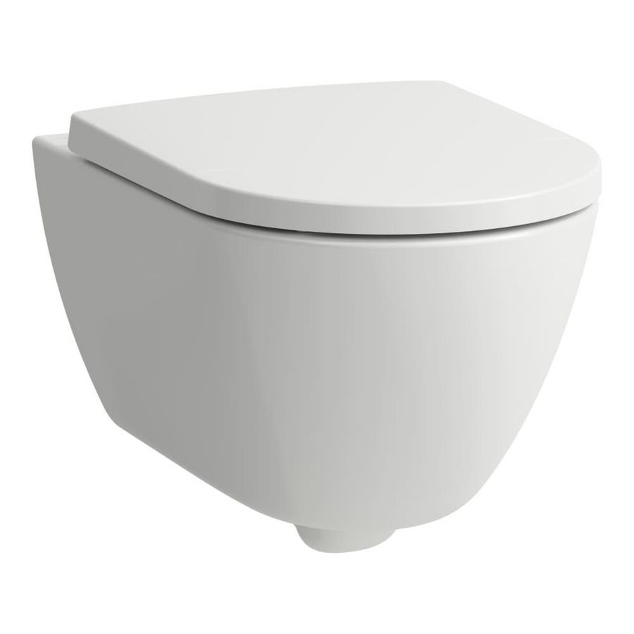 Wandcloset Combipack PRO-X H820860 Silent flush/ rimless Glans wit incl. zitting