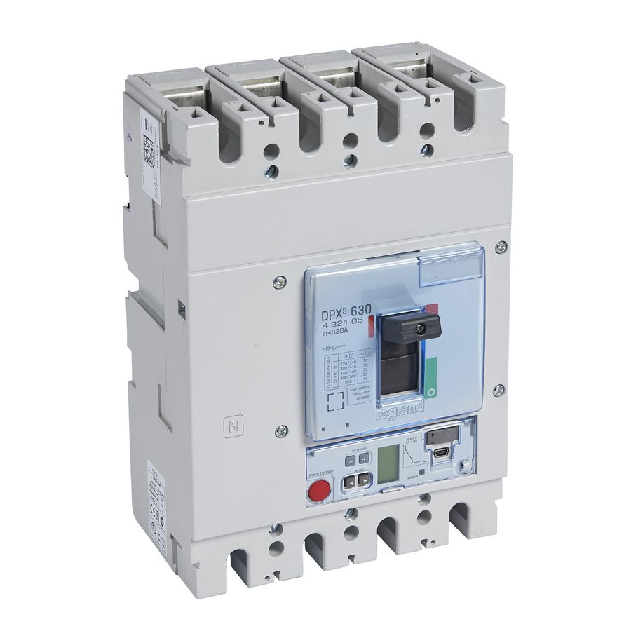 Vermogensschakelaar 630 S2 + meten 4P 630A 36kA 400V DPX3
