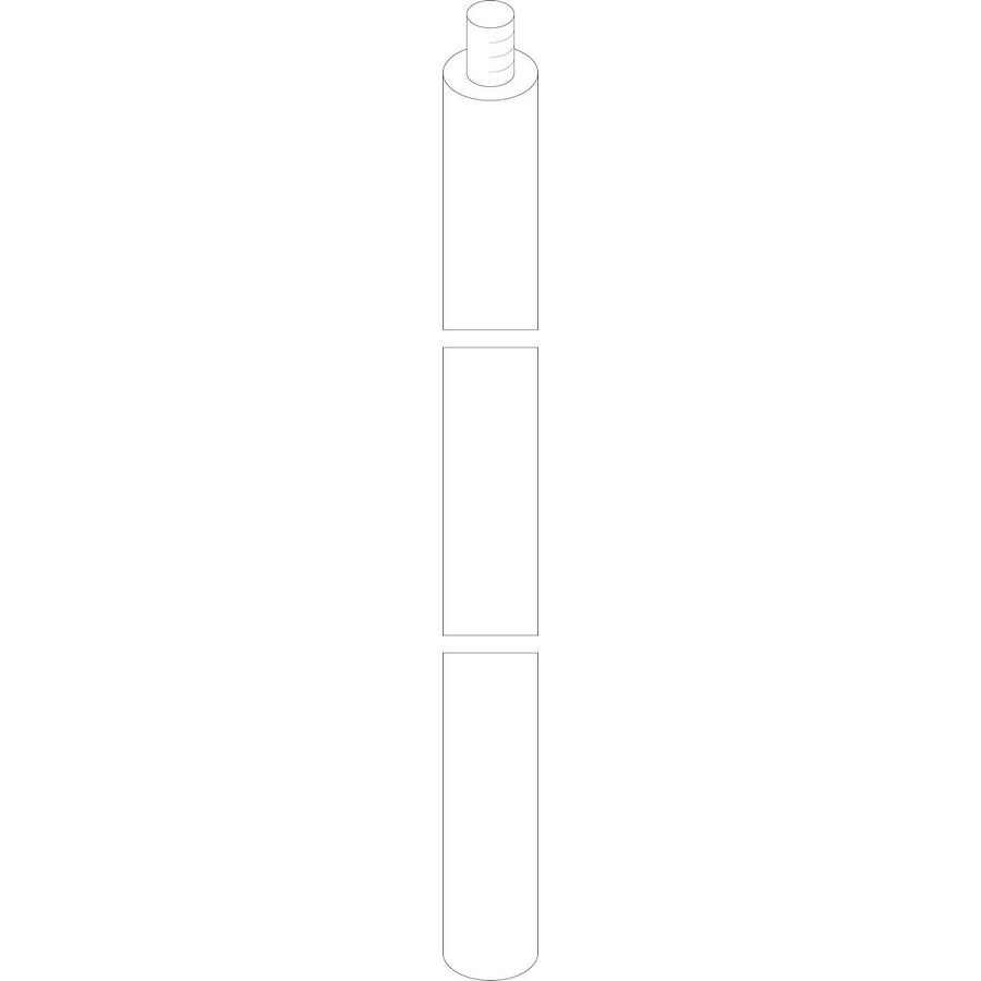 Opofferingsanode D33x1000mm niet geïsole 8735101063