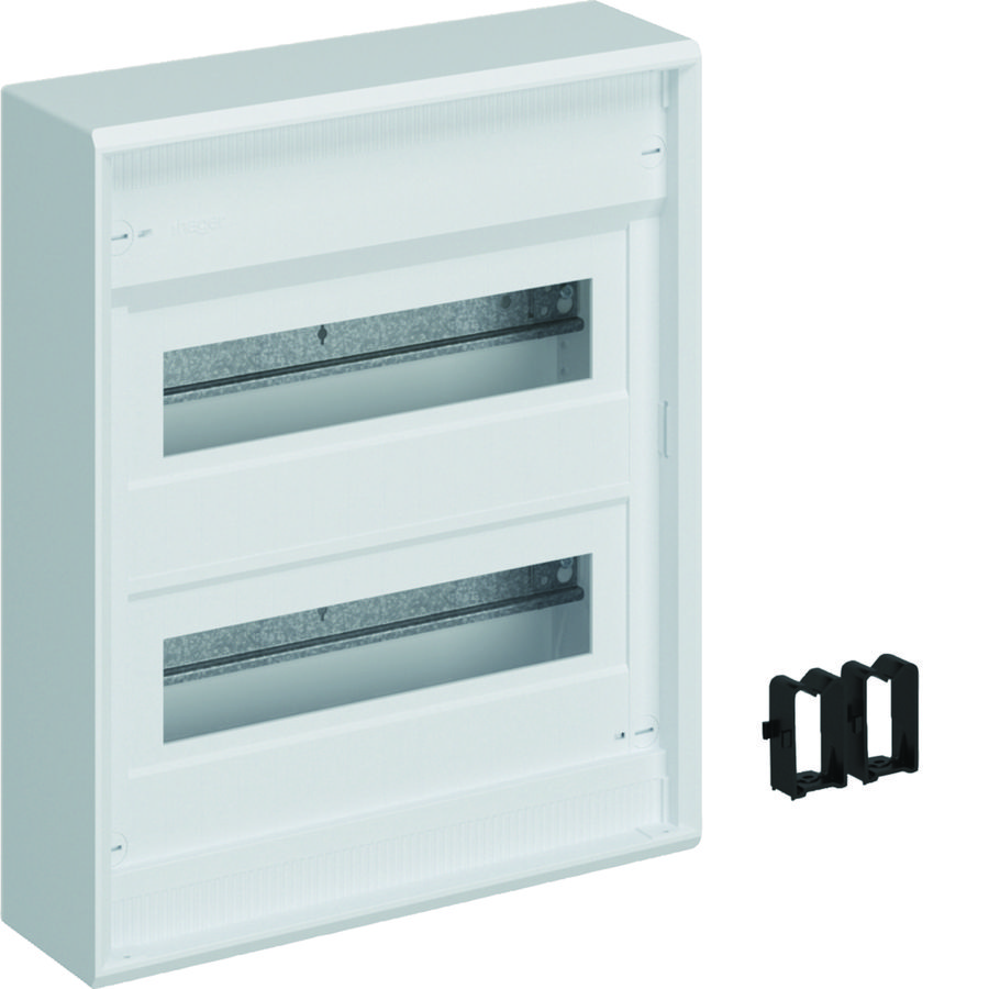 Opbouwverdeler volta, IP30, 2x12 modulen, zonder deur